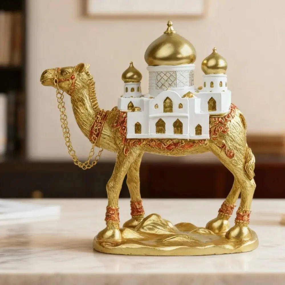 figurine-de-chameau-en-resine-de-luxe-leger-design-mosquee-doree-sculpture-de-chameau-tridimensionnelle-statue-de-chameau-eid-mubarak-pour-fete