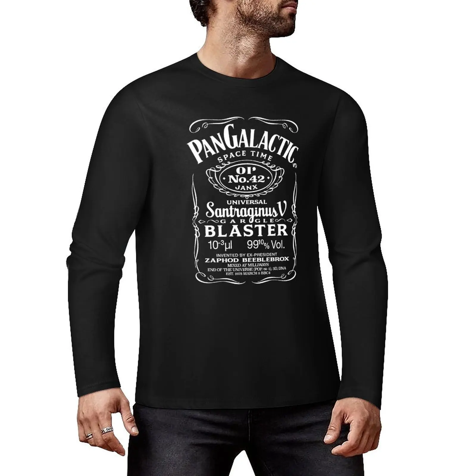 Pan Galactic Gargle Blaster - Original 42 Long T-Shirt Blouse shirts graphic tees mens clothes