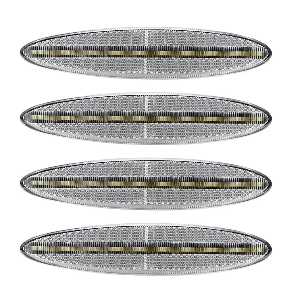 

Ailead SAE DOT Approval USA Market Plug N Play White LED 4PCS Fender Side Marker Lights for Lexus SC430 2002-2010 12V Clear Lens