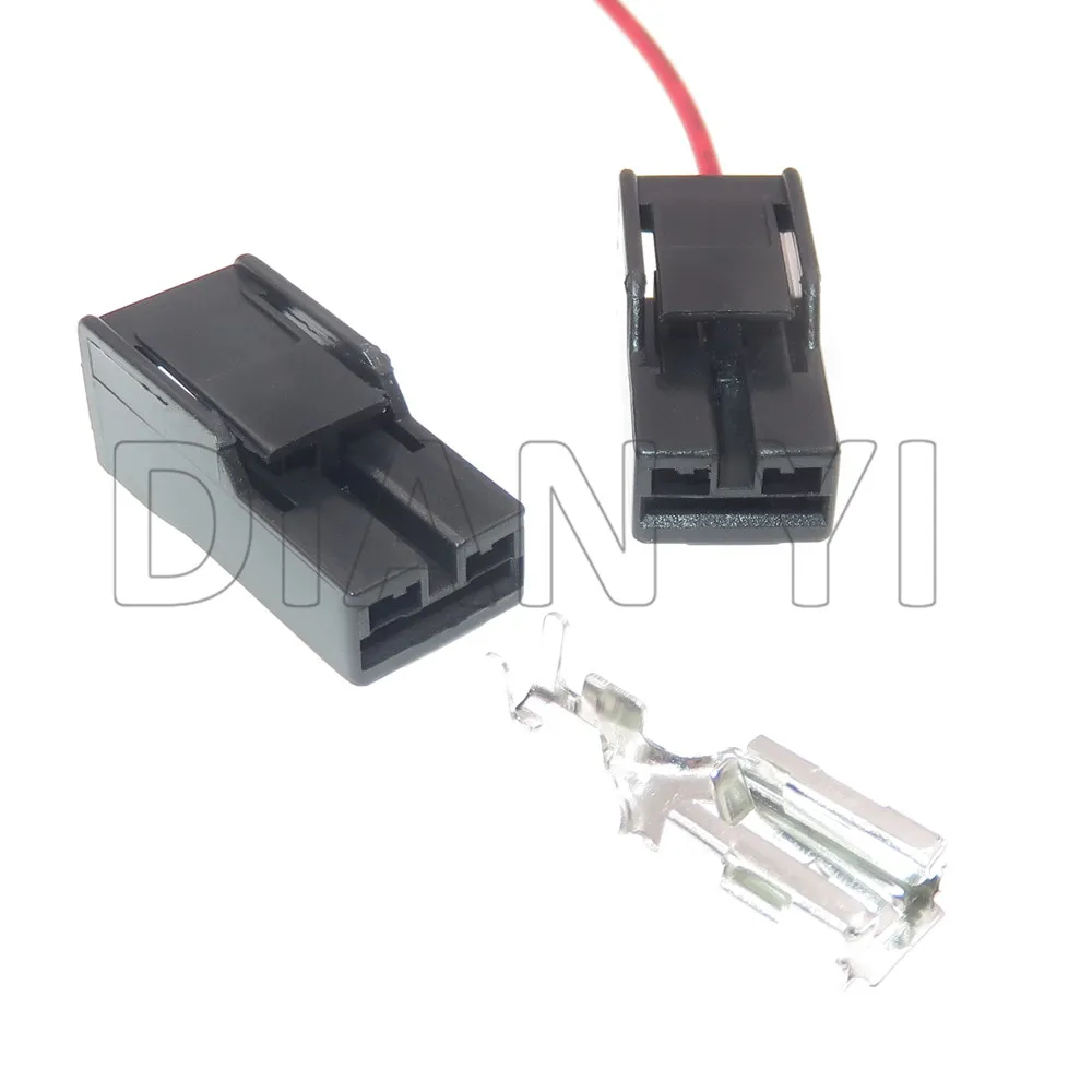 1 Set 1 Way 172320-2 Automotive Socket 6.3mm Series Auto Plug AC Assembly For Car cable Conenctor