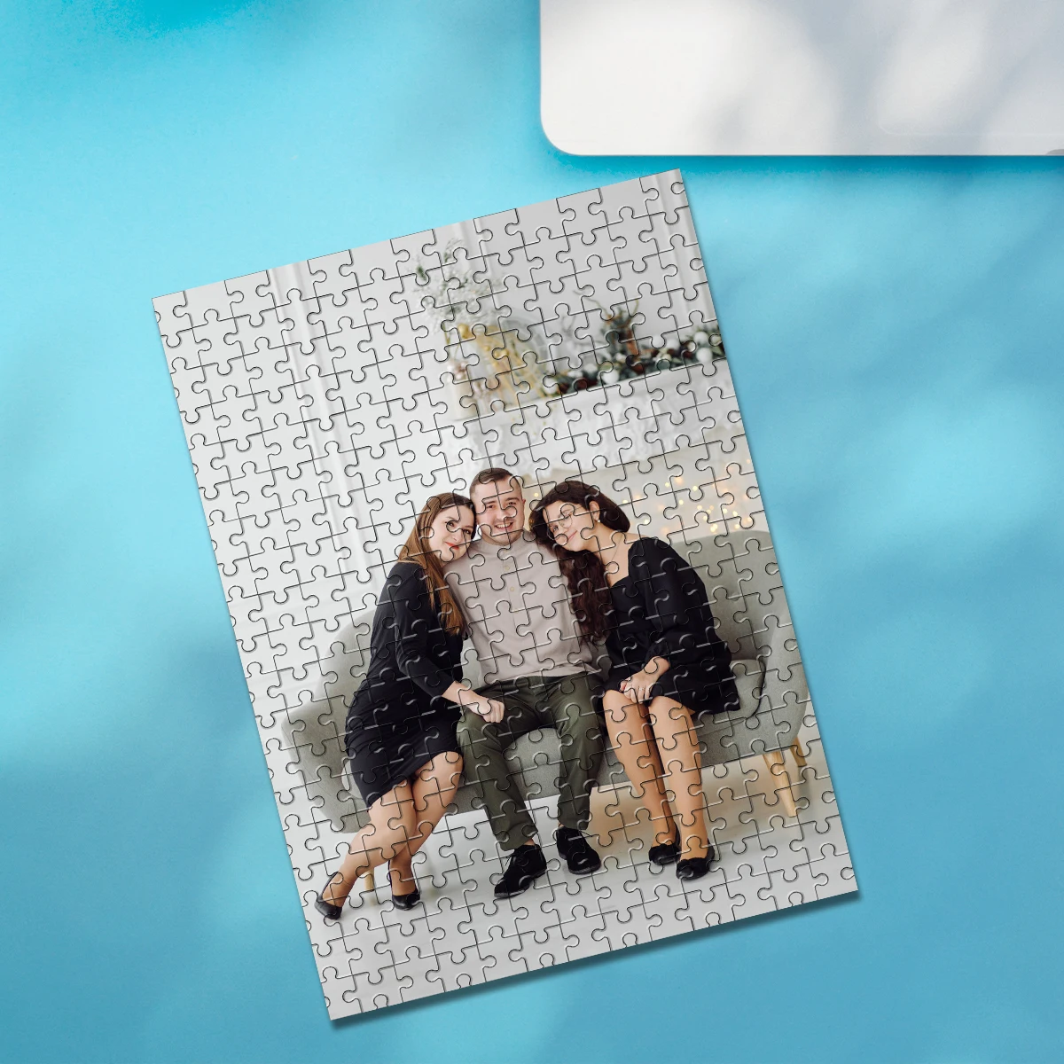 35/300/500/1000pcs Personalized Custom Photo Puzzle family photo Father's Day Back To School Halloween Christmas New Year
