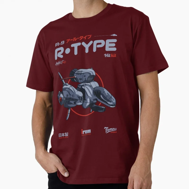 R-TYPE 80s Retro Arcade game Metal Slug Vintage Gift shirt for men 100% cotton Print Graphic Clothes All size S-6XL Tops