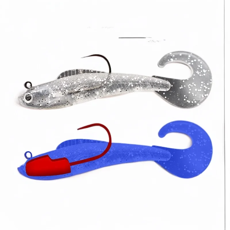 

SGYAO 8,5 см/9 г Тонущая приманка Minnow SwimBait Мягкая рыболовная приманка Рыболовная приманка Buzz Bait Приманка Мягкая пластиковая приманка 1 шт.