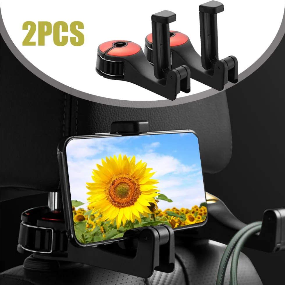 

2pcs Car Seat Stowing Tidying Holder Multifunctional Car Rear Seat Universal Phone Mounts and Holders Auto Interior Accessories