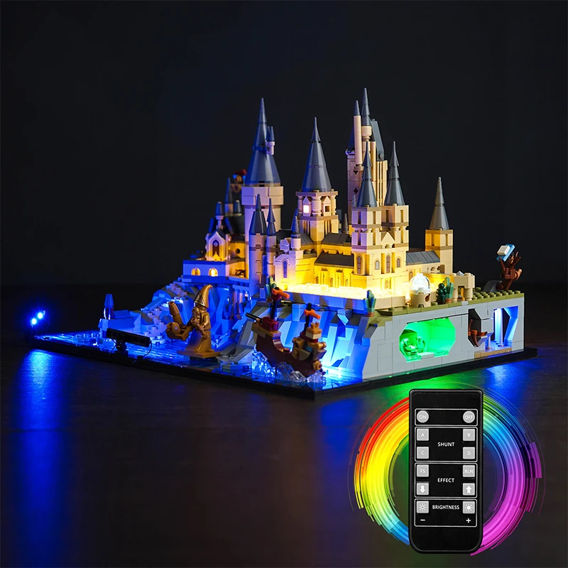 Vonado LED-Licht 76419-Set für Hogwarts ™    Schloss- und Bodenbausteine (nur einschließlich Beleuchtungszubehör) 3