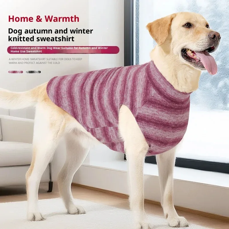 

Amazon New Dog Sweater Autumn Winter Home Wear Warm Comfortable Large Dog Clothes In Stock Factory Direct Sale