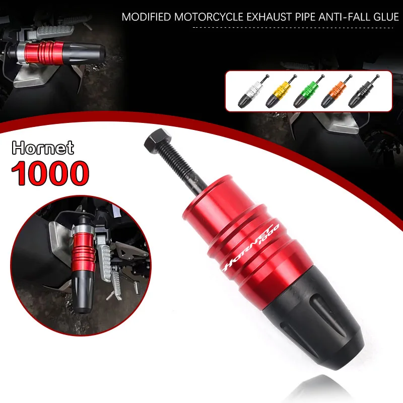 

For Hornet 1000 Motorcycle CNC Frame Crash Pads Exhaust Sliders Crash Protector Falling Protection For Hornet 1000 2025