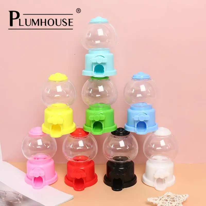 1pc Mini Candy Machine Kids Bubble Gift Children Bank Toys Dispenser Gumball Coin Saving Box Piggy Bank Home Decoration Gift