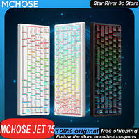 MCHOSE Jet 75 Magnetic Axis Keyboard Esports Grade Gasket Structure 8k Low Latency 0.01 Accuracy Customized Gaming Keyboard