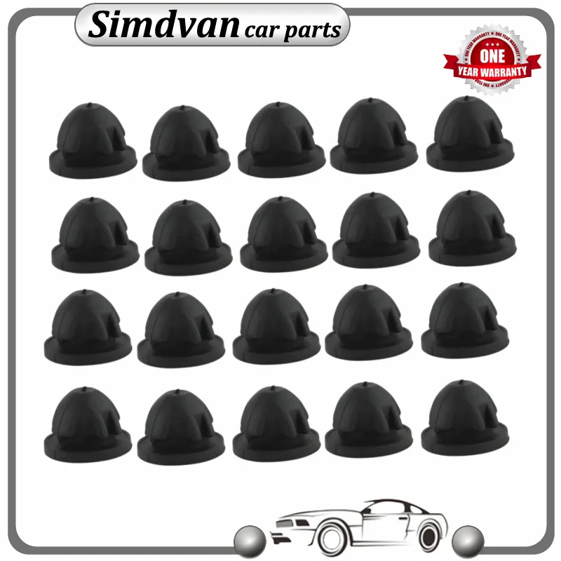 20PCS 11127614138 Car Hood Bumper Buffers For BMW 1 2 3 4 5 6 7 Series Engine Cover Rubber Mount Grommet Bush Bump Stop