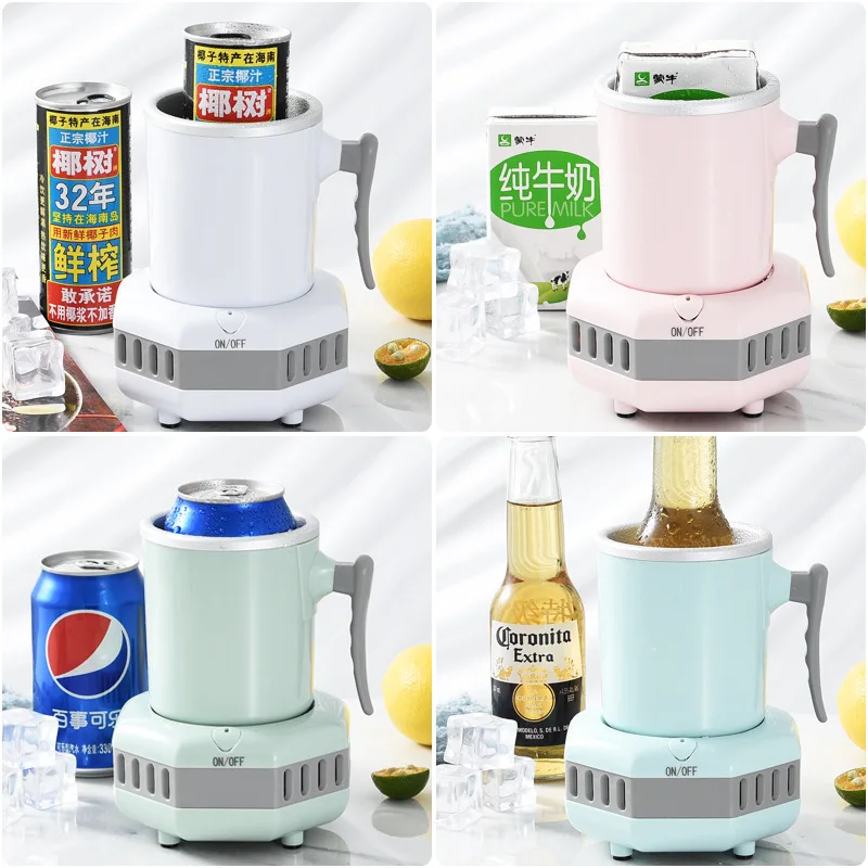 2023 Quick Cooling Cup Forms Office Ice Cube Maker Cold Drink Household Chilled Water Cup Gadget Cream Kitchen Tools Gadgets Bar