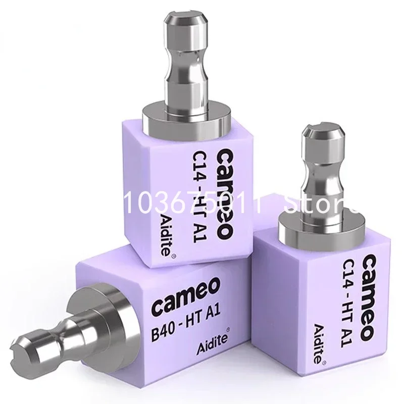 

5Pcs/Box Aidite Cameo C14 CAD/CAM Lithium Disilicate Dental Translucency Materials Glass Ceramic Blocks Dentistry Lab Materials