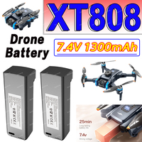 Original XT808 Drone Battery 7.4V 1300MAh Battery For LSRC XT808 RC Quadcopter Replacement Battery Accessory Parts