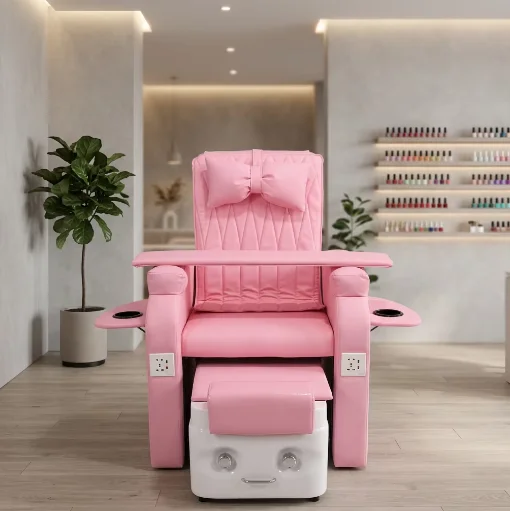 &c Hot Selling Salon Massage Chair Nail Spa Foot Massage Chair Modern Luxury Multifunctional Nail Beauty Salon Pedicure