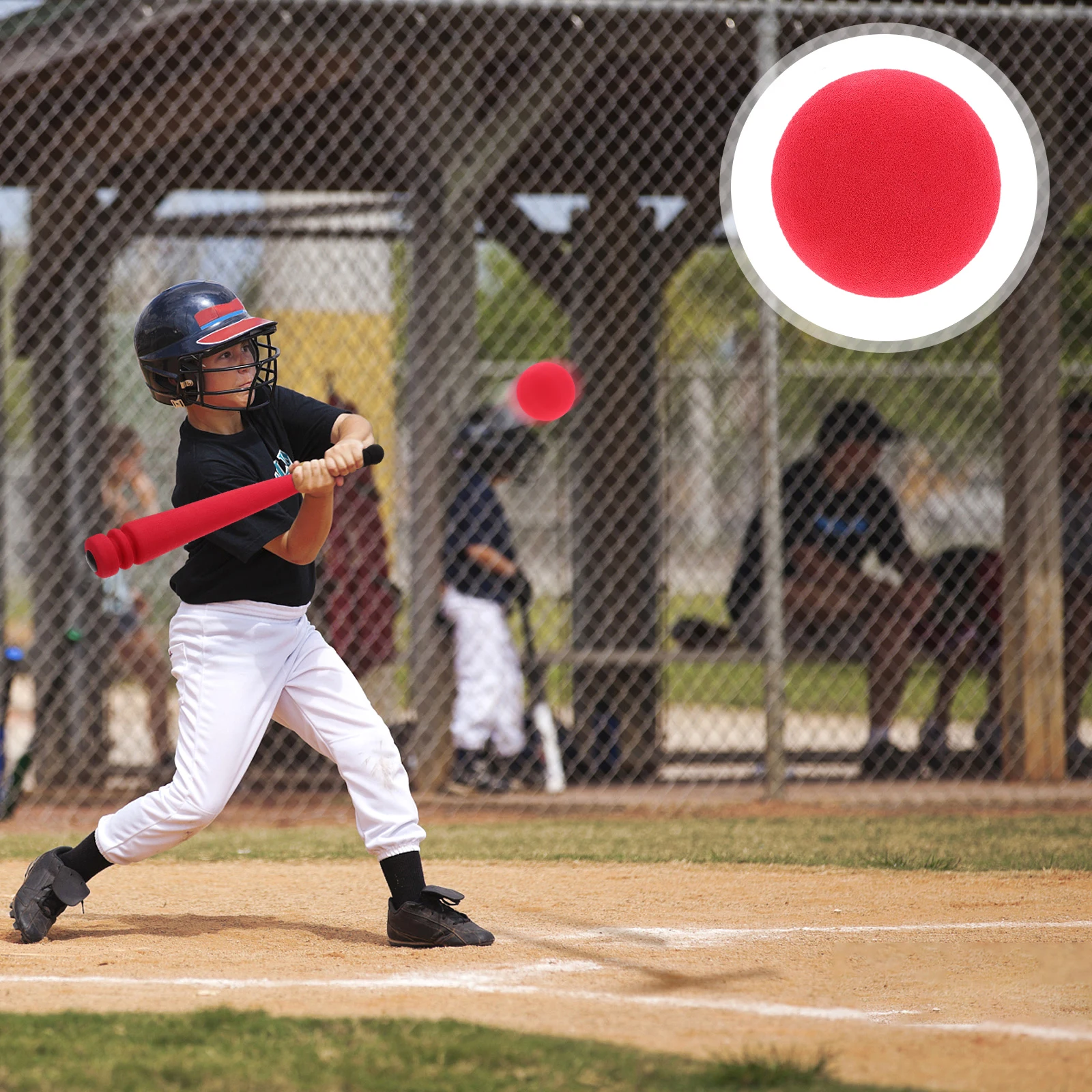 5 Pcs EVA Sponge Baseball Training Soft Mini Birthday Party Favors Practice Baseballs Pupils