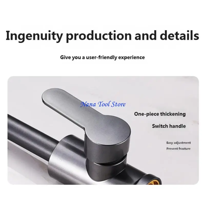 

31GJ Spatter Proof Kitchen Sink Basins Faucet 360 Degree Rotating Hot Cold Water Mixer Single Handle Sink Faucet Easy Install