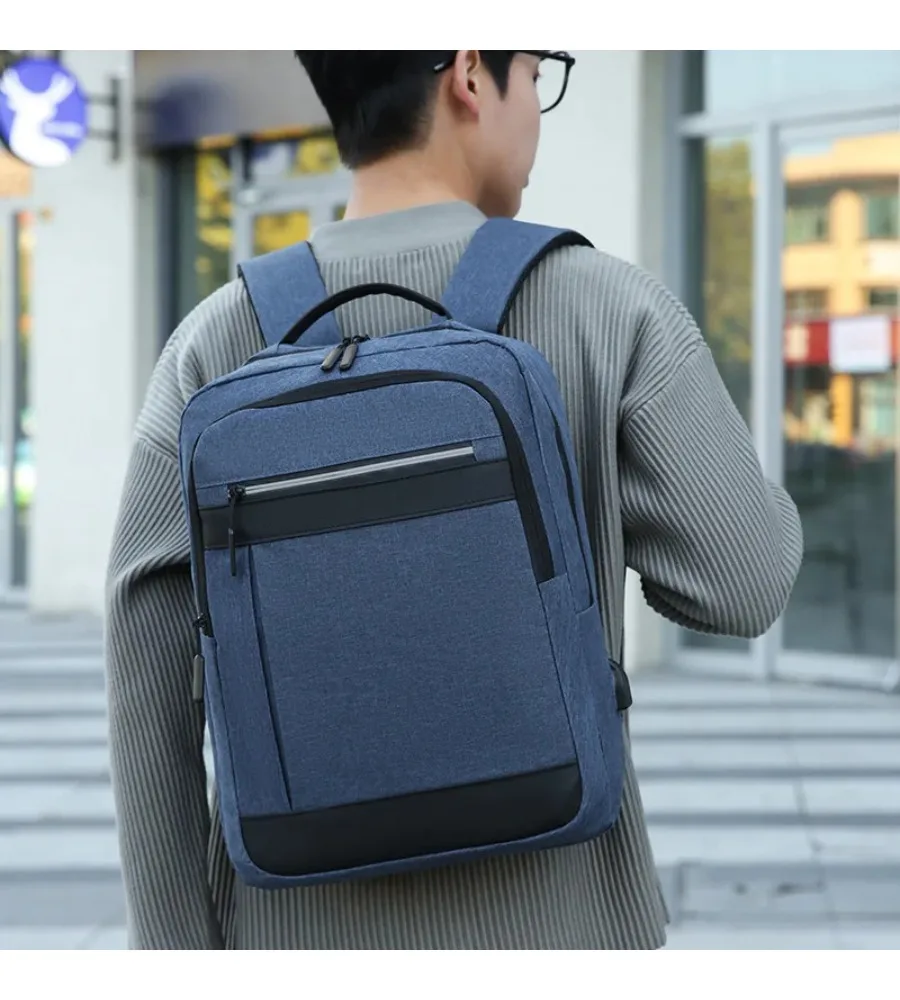 Offers USB charging and large capacity this unisex backpack works for school travel and daily casual use
