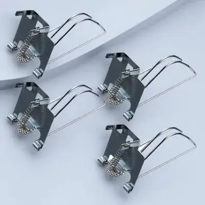

4pcs Metal Register Tray Clips Iron Money Clip Drawer Organizer Secure Storage Business Hardware Accessory Registers