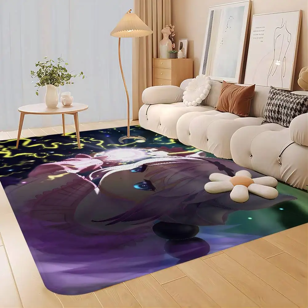 Miss Kobayashi Dragon Maid Anmie Kitchen Mat Kids Room Bedroom Decoration Balcony Anti-Slip Doormat Living Room Alfombra