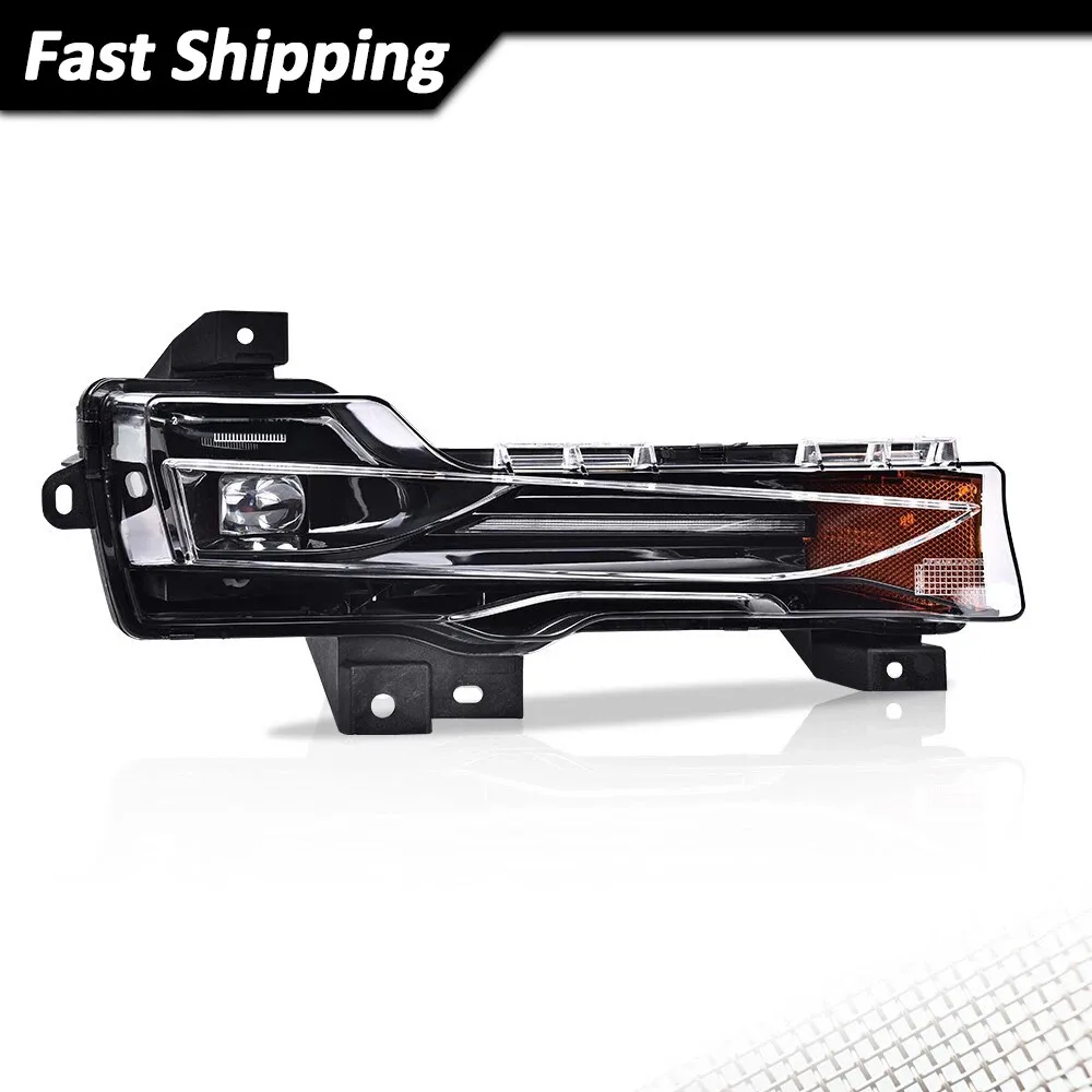 

LED Fog Light DRL Lamp Right Passenger Side For 2017-2022 2023 Tesla Model 3 Y