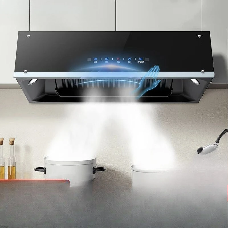 

Household kitchen large suction rental room range hood