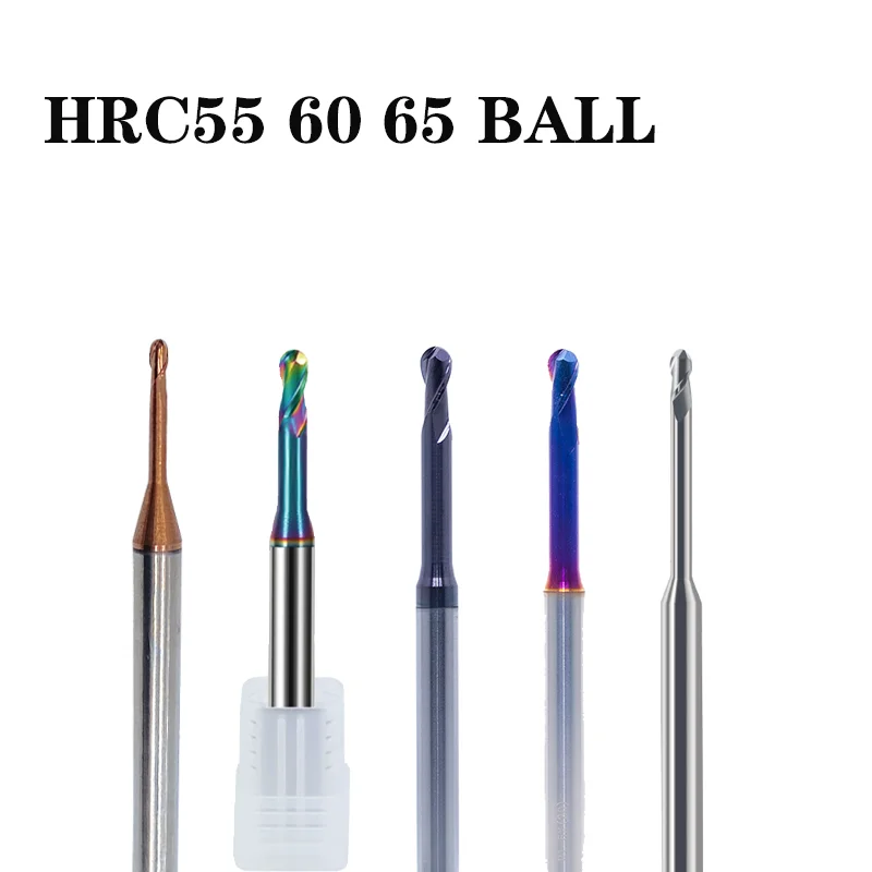 

HRC65 HRC55 HRC60 Ball End Milling Cutter for Aluminum Steel CNC Machining Deep Groove End Milling Cutter