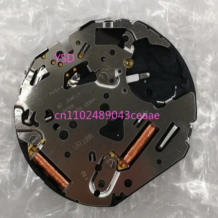 High Accuracy Chronograph Single Calendar Quartz Movement Accessories For VR32A VR32B Wrist Watch Quartz Movement Repair Parts
