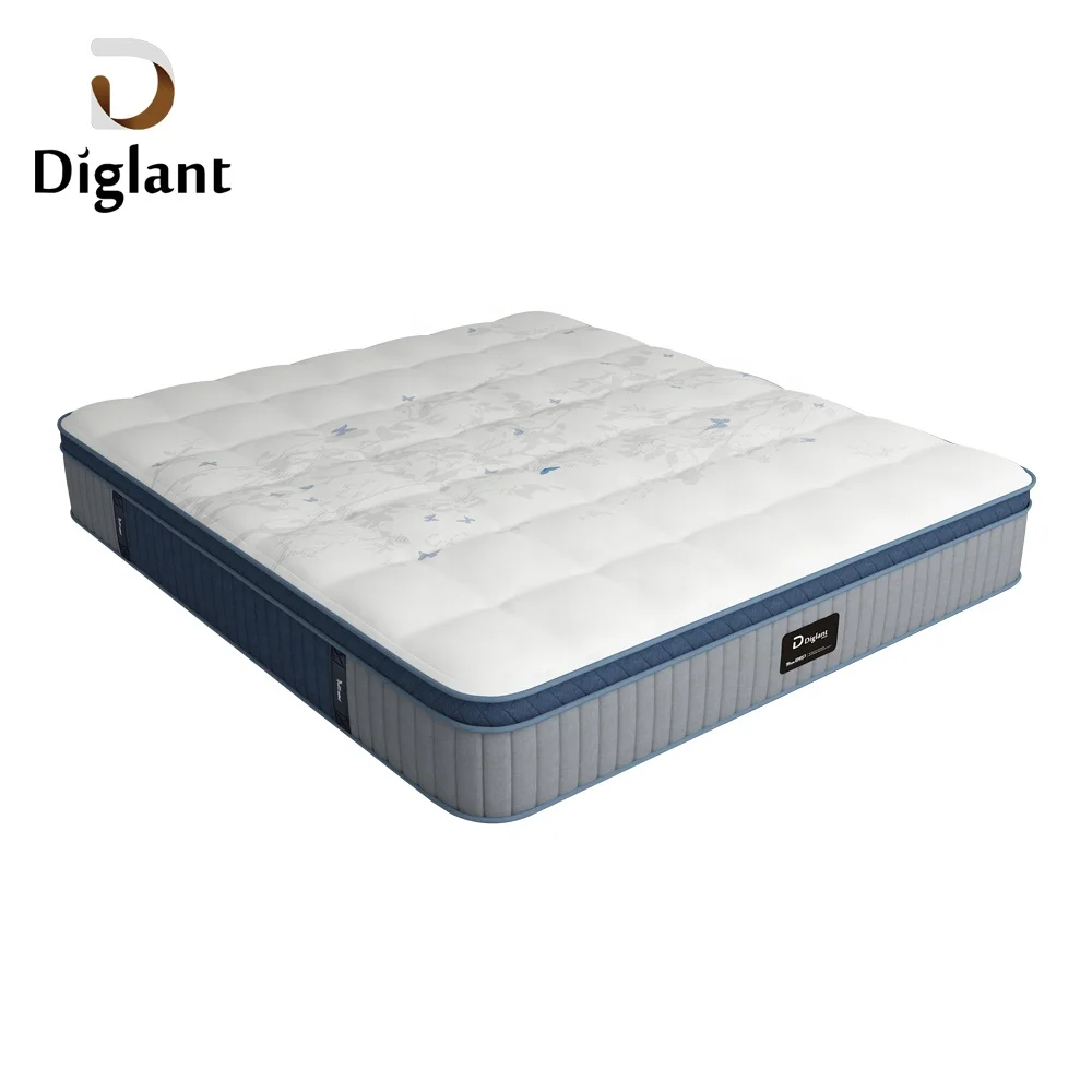 D225 Double Single Bed Furniture Latest Fabric High End Foam Size Memory Foam Memory Mattress For Bedroom Sets
