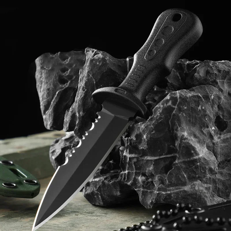 high-quality Portable Mini Tactical Knife Necklace Multipurpose Stainless Steel Cutting Knives Outdoor Camping Tools image 3