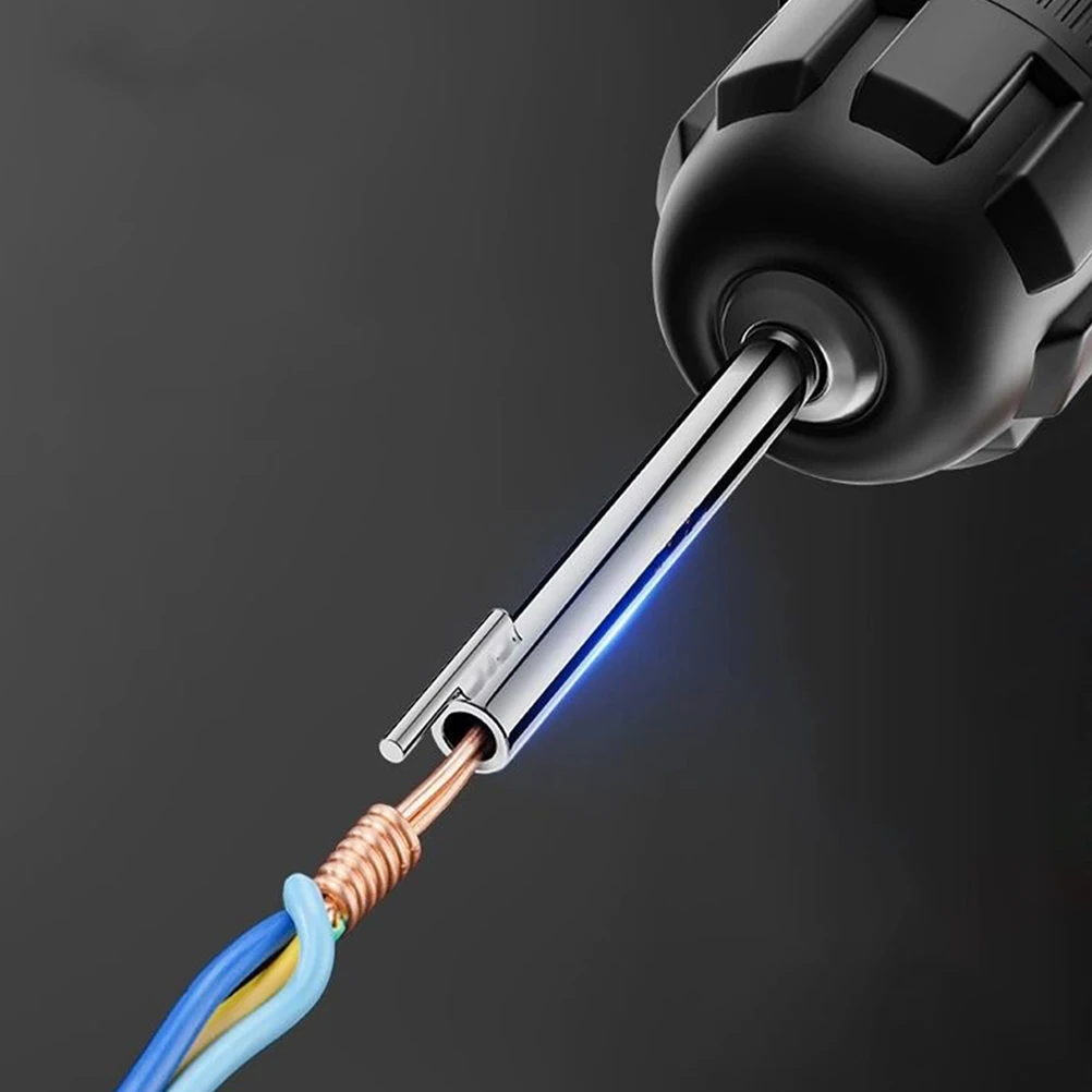

2pcs For Electricians Automatic Cable Power Drill Compatible Lightweight Portable Cable Tools For Drill Wire