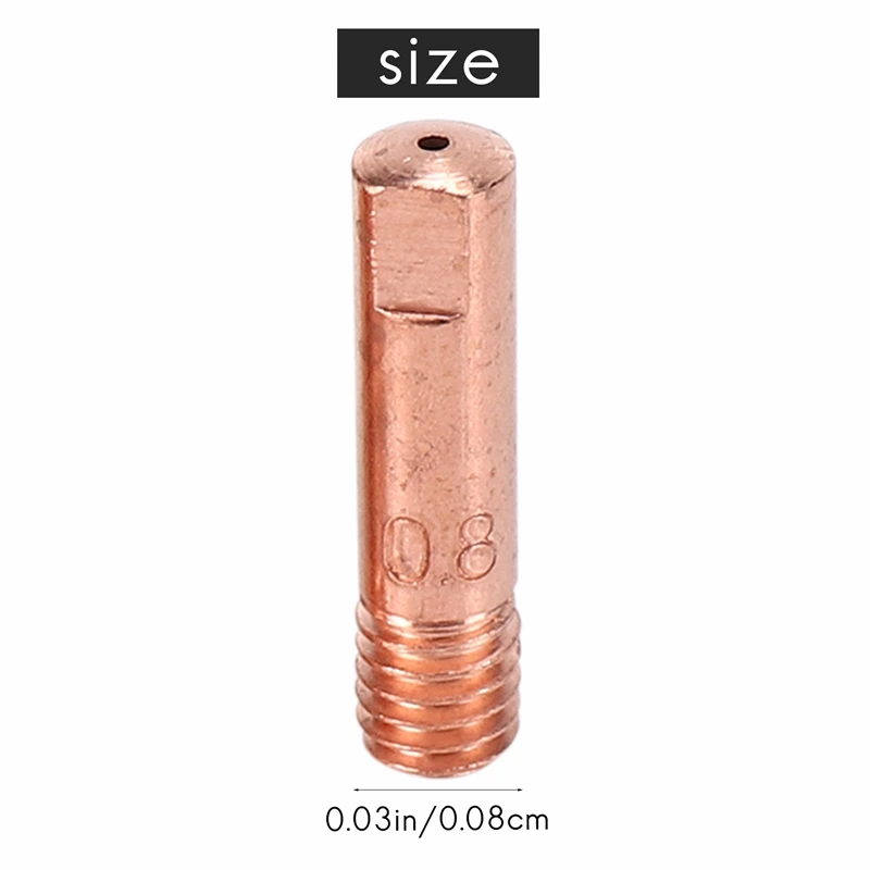 ABMS-13Pcs CO2 Mig Welding Torch Aircooled MB 15AK Contact Tip Holder Gas Nozzle 0.8Mm Welder Shield Shroud Nozzle Tip Kit