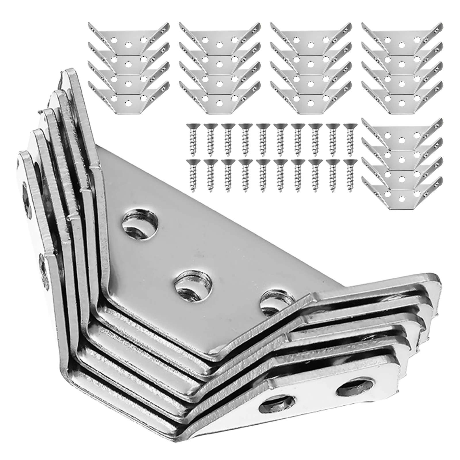 

1 комплект, 1 комплект, угловые кронштейны из нержавеющей стали для поддержки полки шкафа, сверхмощный угловой кронштейн, крепежные скобы, деревянная мебель, стена