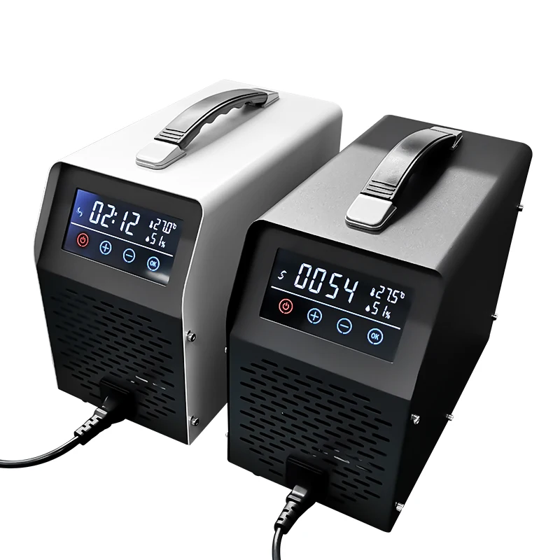 20G Ceramic Chip Portable Ozone Generator Touch Screen Type Ozone Generator Air Purifier Hotel Office Home