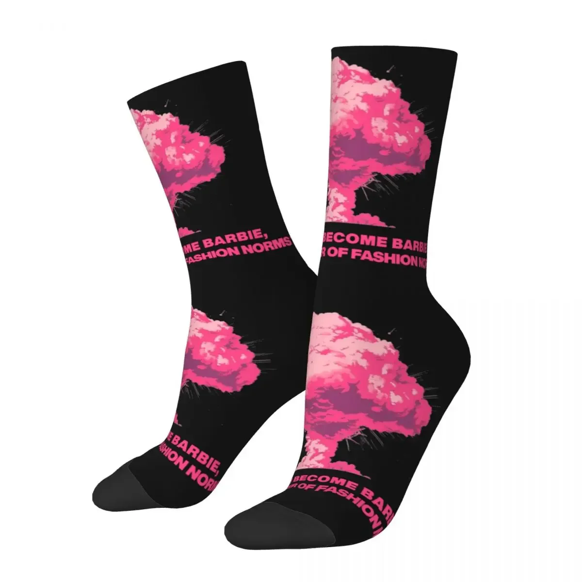 2023 Barbenheimer Accessories Crew Socks Cozy Funny Film Sport Long Socks Super Soft for Men's Birthday Gifts Idea