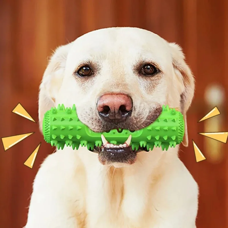 

Durable Dog Chew Toys for Aggressive Chewers 1Pcs Long-Lasting Teething Stick with Serrated Edges for Puppy Teething Relief