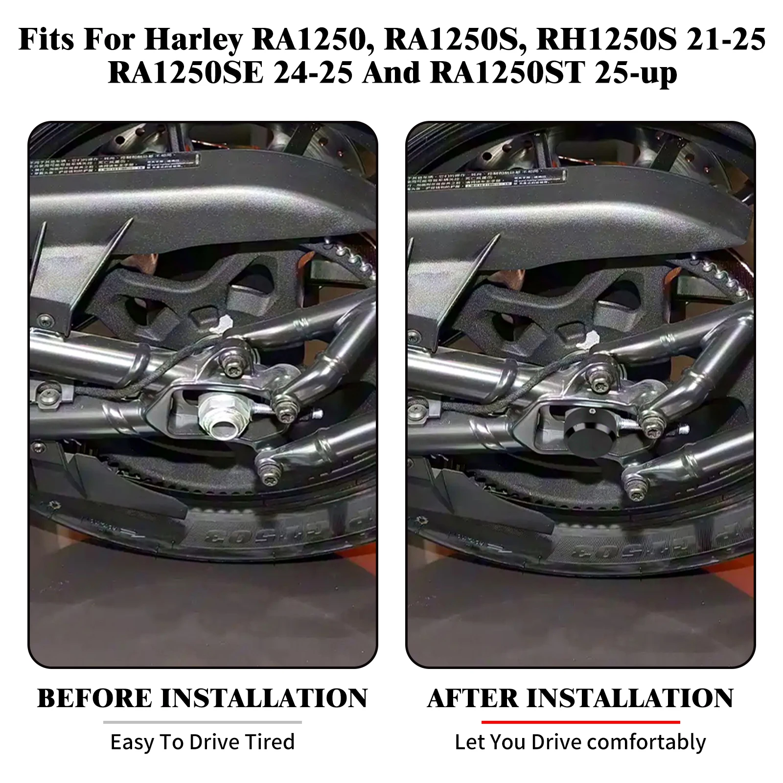 دراجة نارية المحور الخلفي الجوز غطاء Swingarm محور الترباس قبعات الجبهة شوكة التمهيد المنزلق صدمة يغطي ل سبورتستر S RH1250S 21-25 RA1250