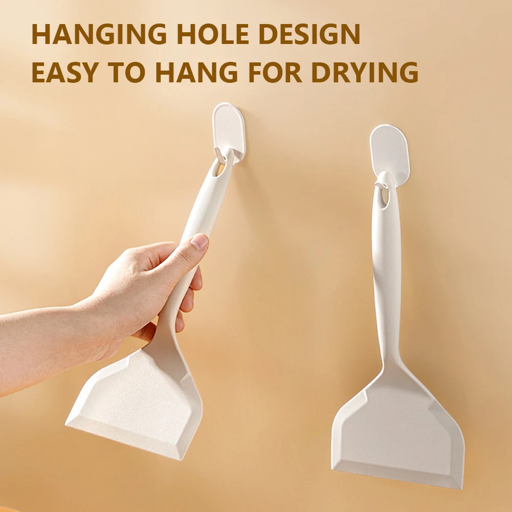 Silicone Pancakes Spatula Heat Resistant Wide Flat Spatula Turner Tamagoyaki Shovel Turner Kitchen Flipper Spatulas for Cooking