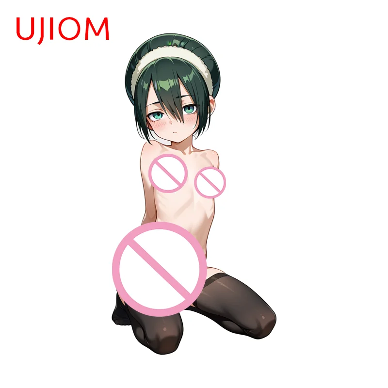 UJIOM Toph ساحر عارية Waifu الجدار ملصق رائعة الركوع يجلس مقاوم للماء ملصق حائط من الفينيل مناسبة لخزانة Vestibulec #4