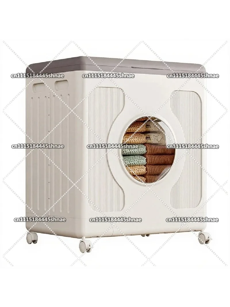 Foldable Toy Storage Basket with Wheels - Multi-Functional Large Storage Bucket for Dolls & Children's Toys