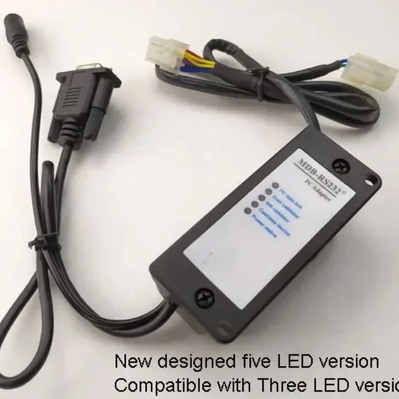 Nouveau dispositif MDB-RS232 Version 2020 pour convertir les données du validateur de pièces de monnaie MDB vers PC RS232 pour ordinateur de kiosque