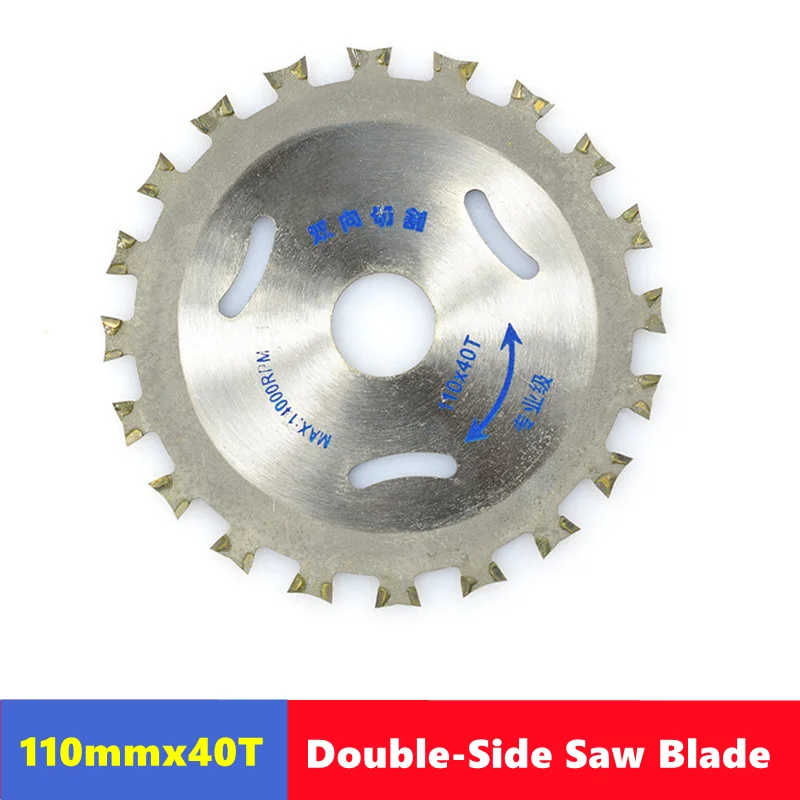 Saw Blade 110mm（4 Inch）HSS Circular Saw Blade 40T Double-Side Tipped TCT  For Woodworking Cutting Power Tool Wood Saw Blade