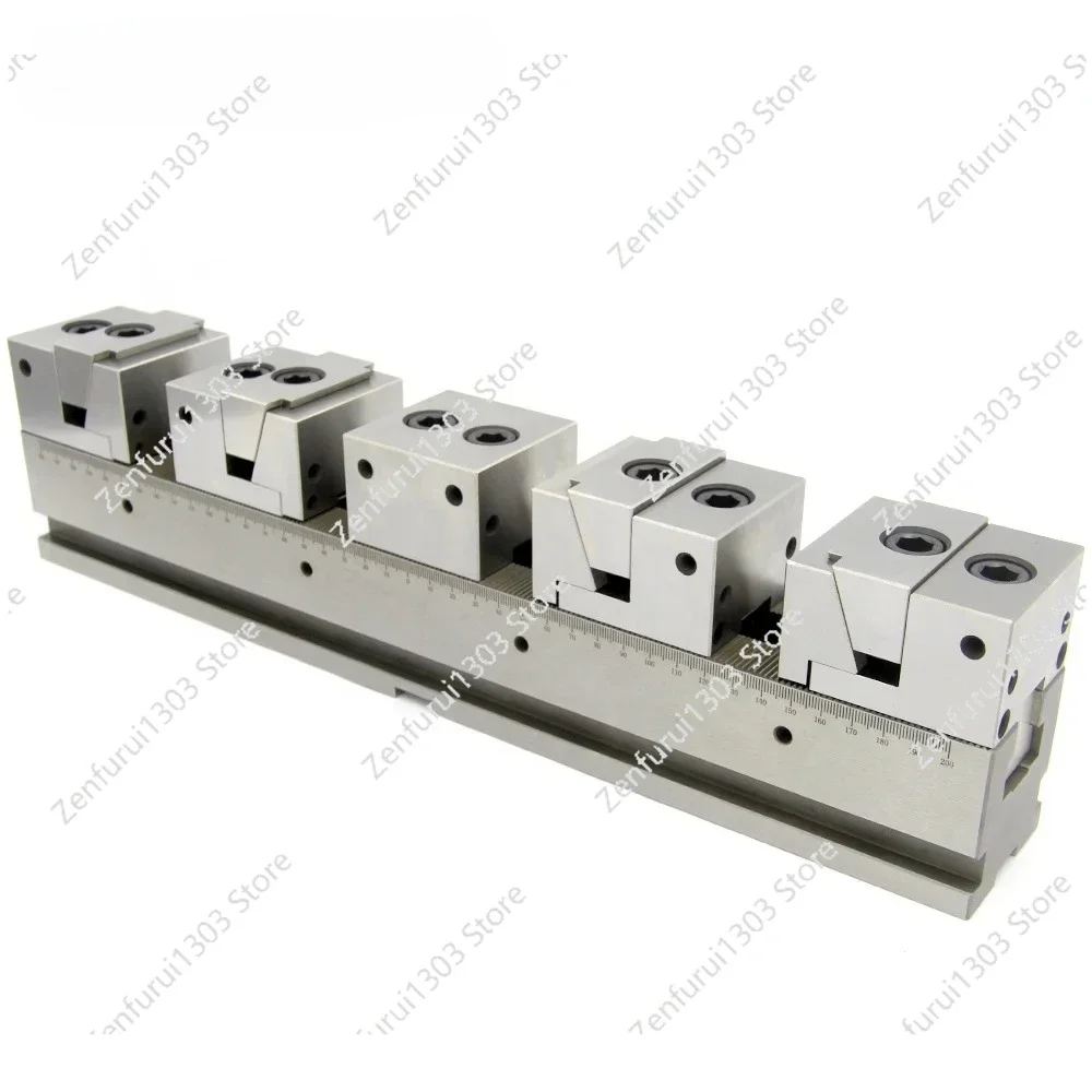 Universal Multiple Clamp Rail Vise in Row for  Machine