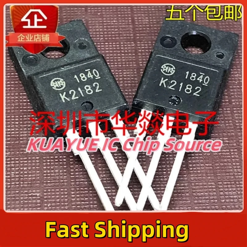 10PCS-30PCS K2182 2SK2182 TO-220F 500V 3A Kualitas Dalam Stok