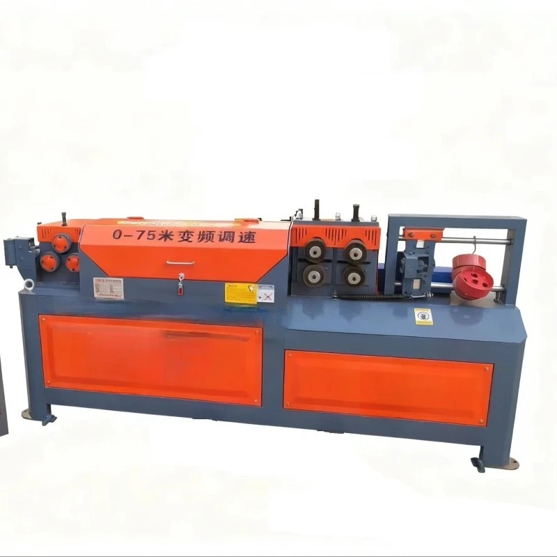 4‑12MM Rebar Straightening and Cutting Machine Automatic Steel Bar Straightener Cutter for Reinforcement Processing