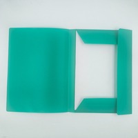 Plastic A4 File Folder Elastic Strap Design Large Capacity File Bag Expandable Test Paper Storage Folder Exam Paper Storage