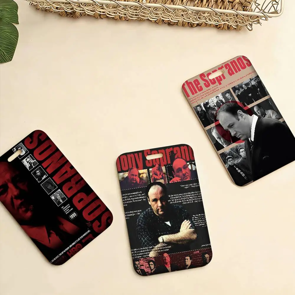 The Sopranos Classic TV Series Family Work Card with Lanyard ID Work Card Holder Bags Case Cover Identity Business Credit Card