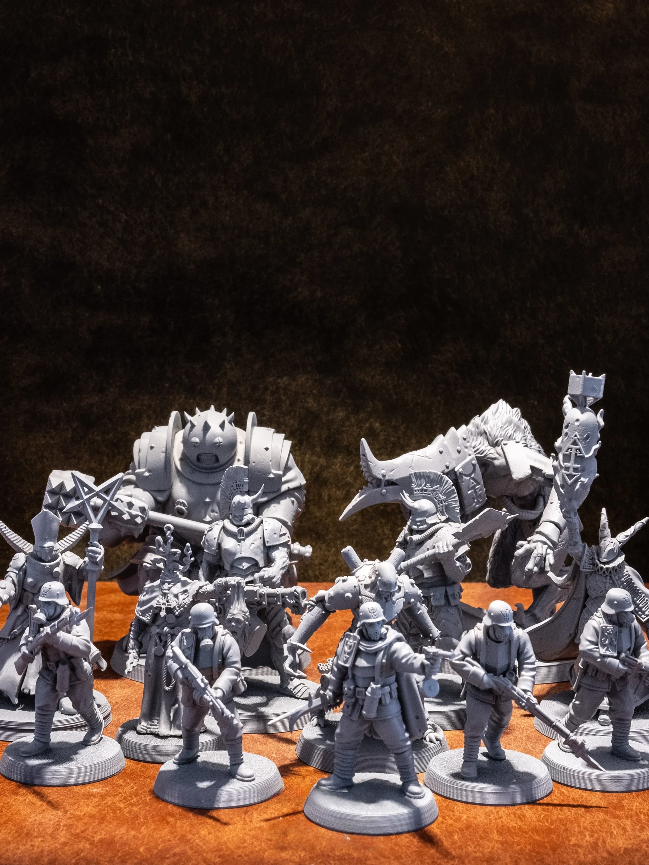 3D-gedrucktes Modellspielzeug Siege of the Hollows Crus Model Heretic Legions Statuette Tabletop War Game Model Collectible