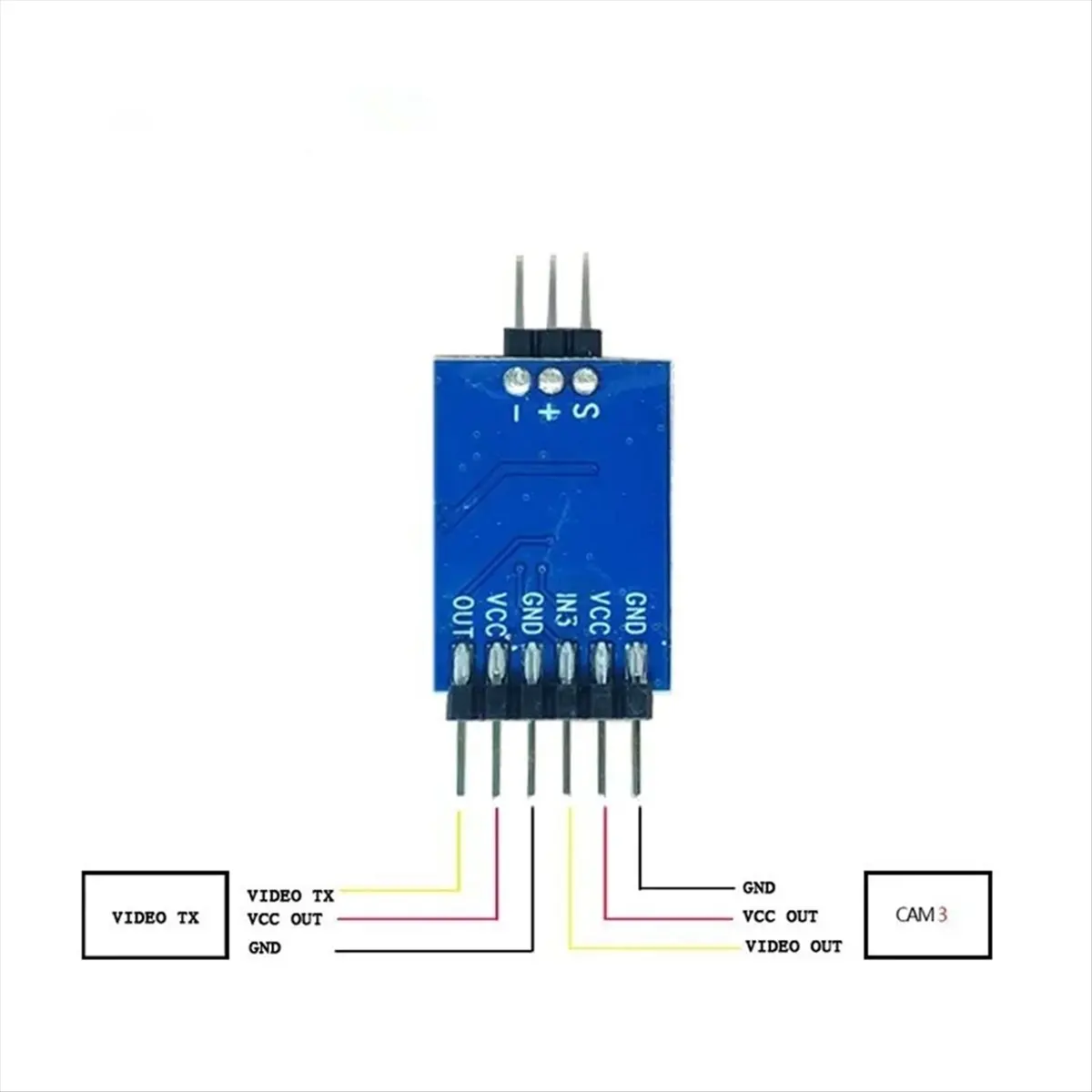 HDL For FPV Traverse Camera Two Way Three Way Video Switcher Electronic Switch Remote Control Switching Video Module