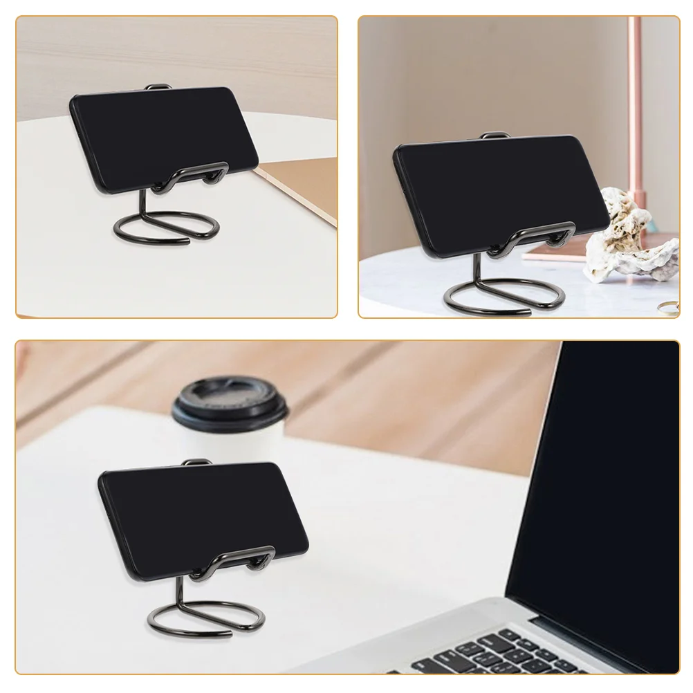 2 Pcs Phone Support Mobile Holder Tablet Plane Cellphone Stand for Desk Miss Tablets Bracket