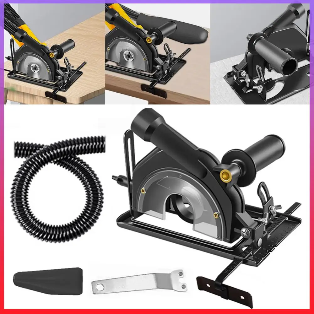 

Кронштейн-адаптер для угловой шлифмашины (УШМ) для резки и пазования, модифицированный позиционирующий кронштейн для УШМ 100/115/125 мм